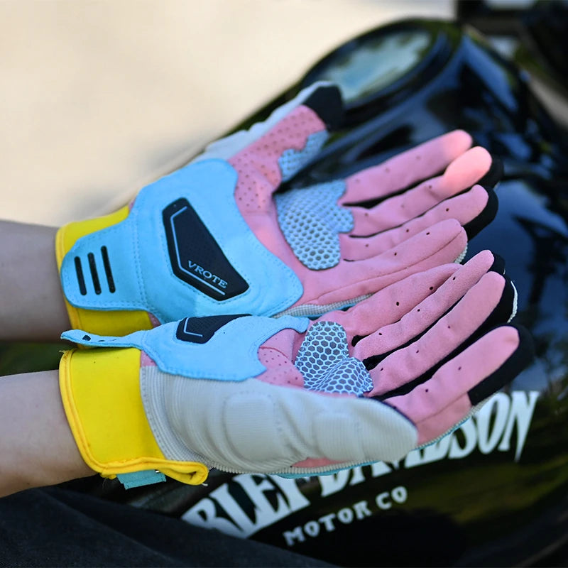 Full finger touch screen motorcycle gloves very versatile outdoor gear for riding, training, sports and other activities