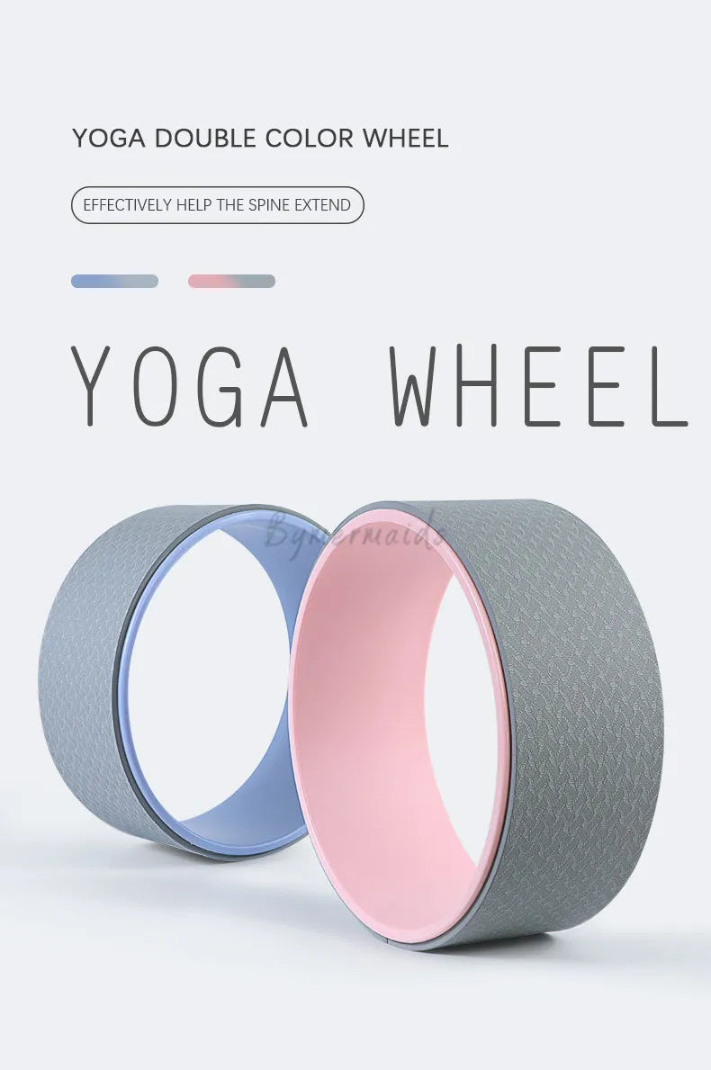 Unlock your potential with the spiritual Yoga Pilates Wheel to enhance stretching, strengthen muscles, and improve balance and general your overall fitness