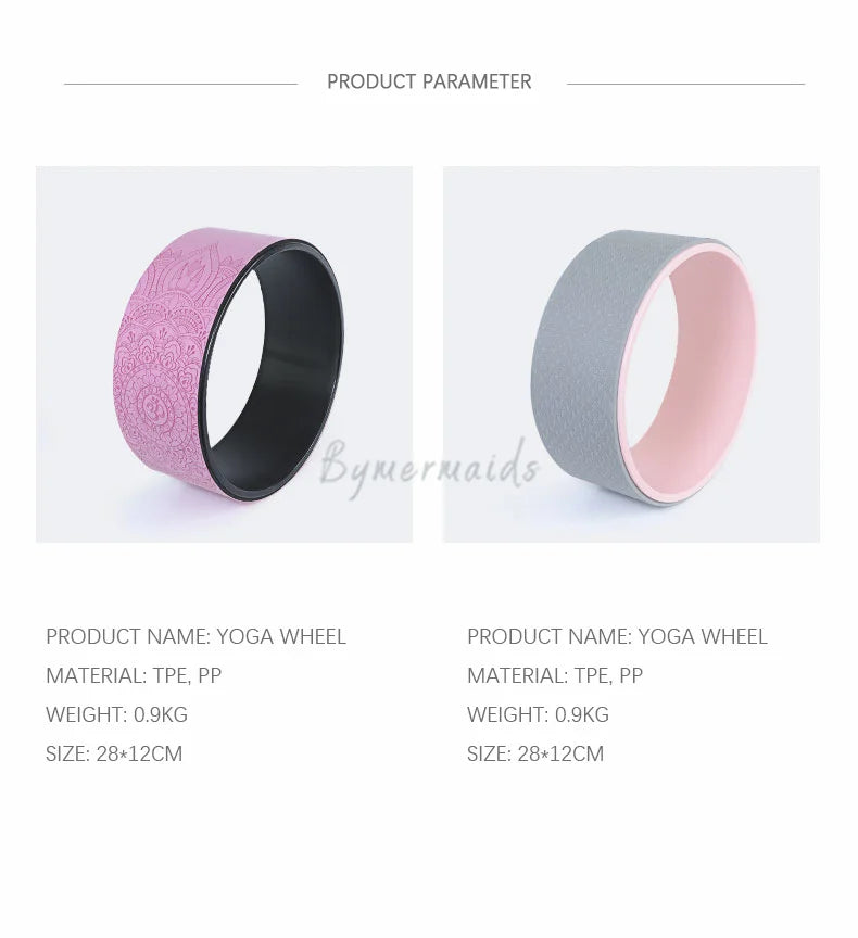Unlock your potential with the spiritual Yoga Pilates Wheel to enhance stretching, strengthen muscles, and improve balance and general your overall fitness