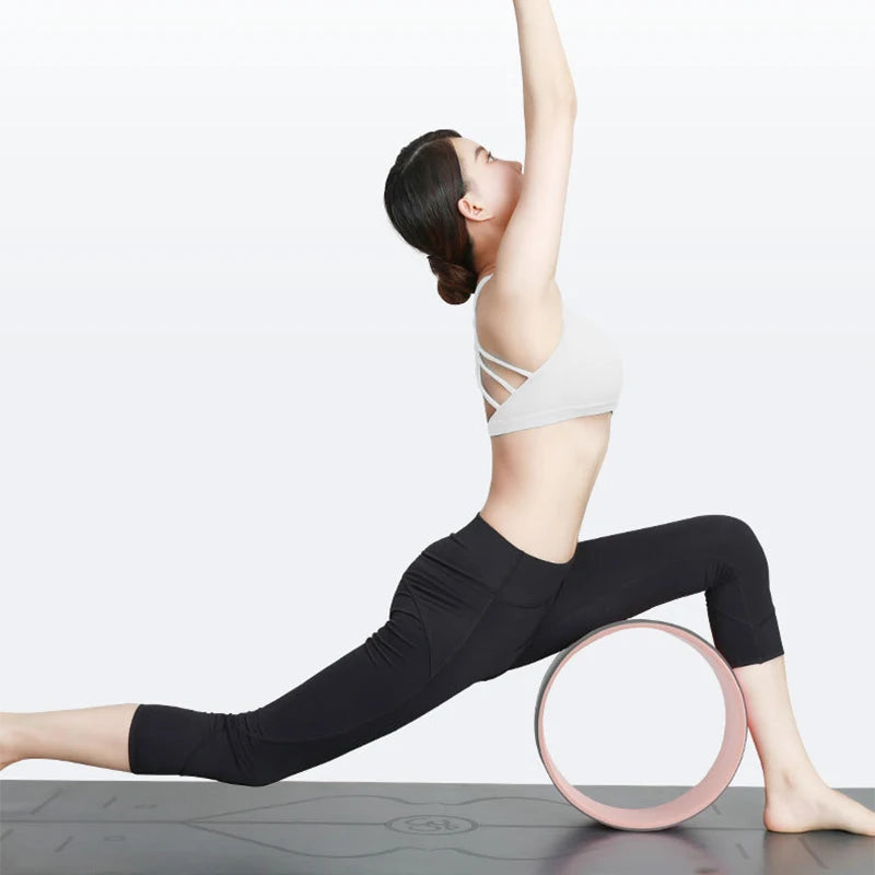 Unlock your potential with the spiritual Yoga Pilates Wheel to enhance stretching, strengthen muscles, and improve balance and general your overall fitness