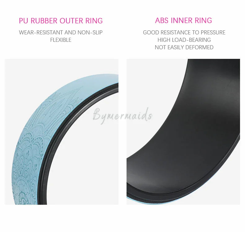 Unlock your potential with the spiritual Yoga Pilates Wheel to enhance stretching, strengthen muscles, and improve balance and general your overall fitness