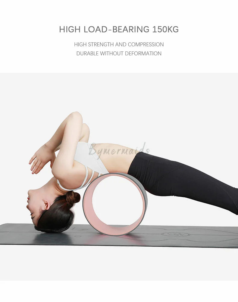 Unlock your potential with the spiritual Yoga Pilates Wheel to enhance stretching, strengthen muscles, and improve balance and general your overall fitness