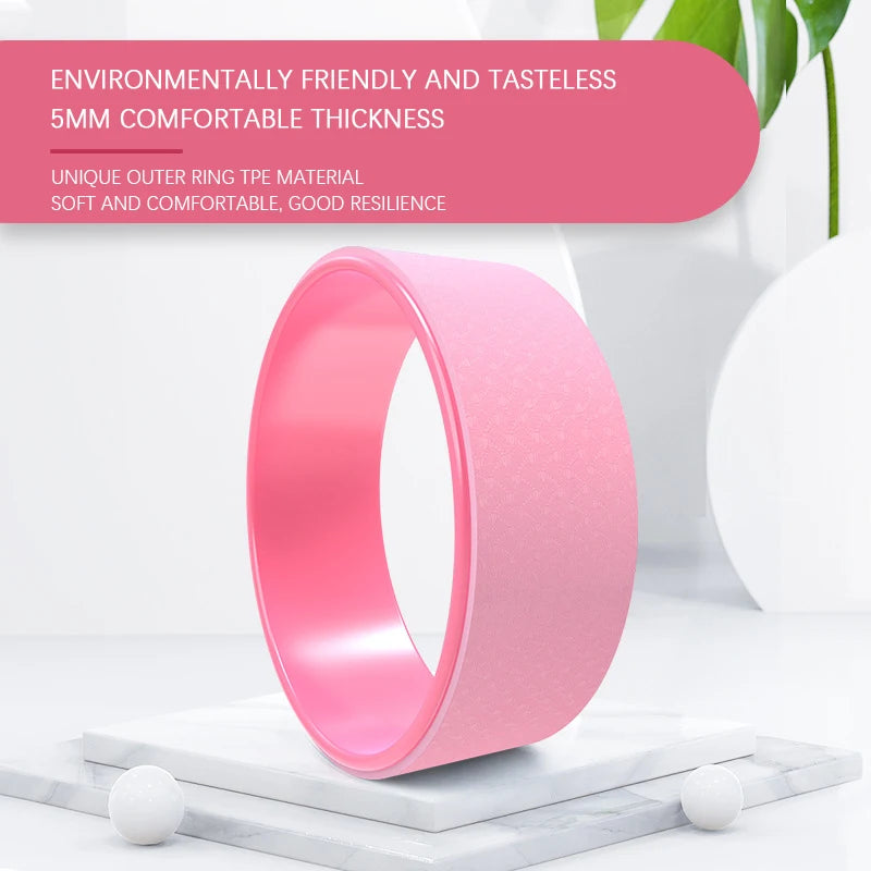Unlock your potential with the spiritual Yoga Pilates Wheel to enhance stretching, strengthen muscles, and improve balance and general your overall fitness