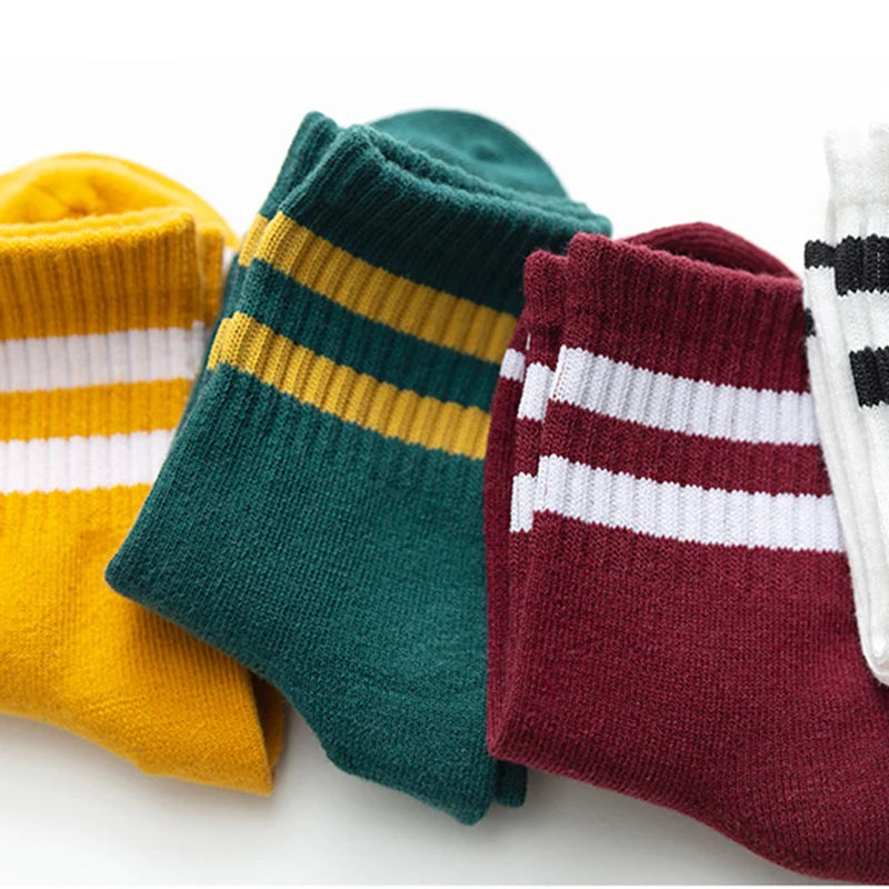 5 pairs set of cute cotton kids socks for all seasons a breathable mesh delight (3-11 years)