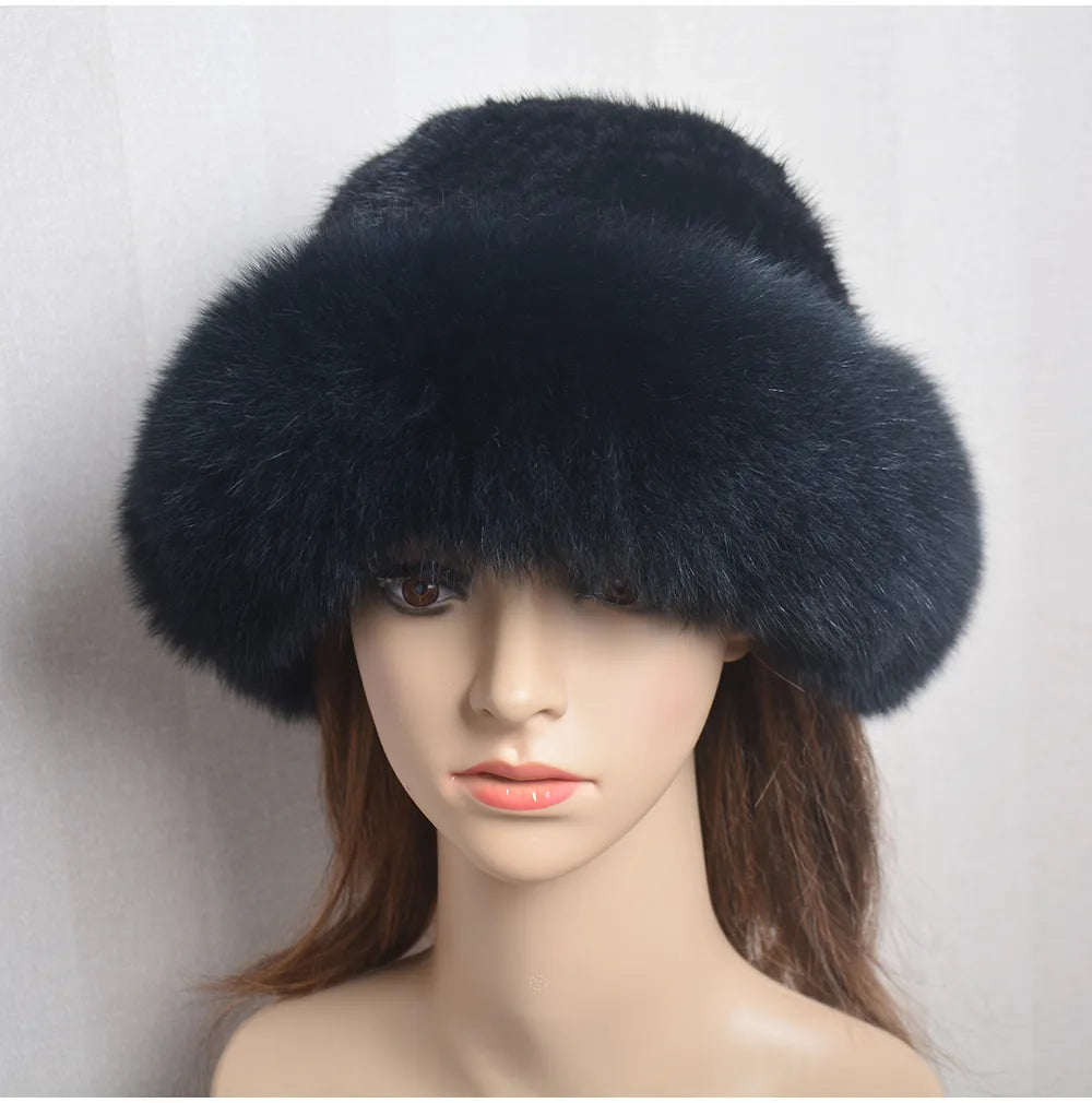 Luxury handmade mink fur hat to elevate your winter wardrobe with luxurious warmth and timeless style for womenideal for snow cold weather