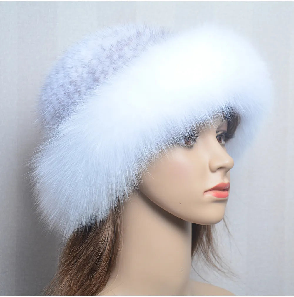 Luxury handmade mink fur hat to elevate your winter wardrobe with luxurious warmth and timeless style for womenideal for snow cold weather