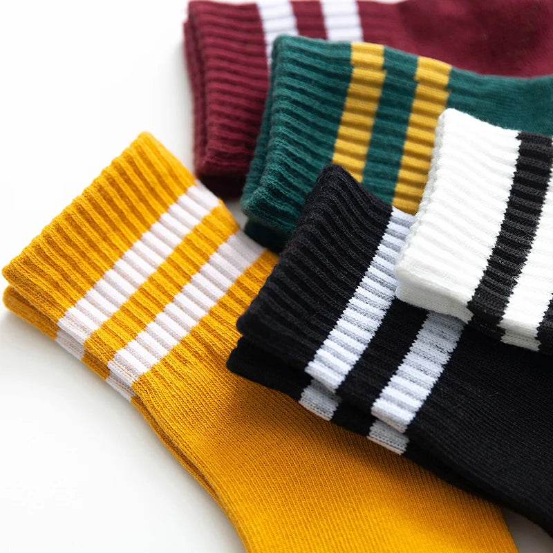 Lot de 5 paires de jolies chaussettes en coton pour enfants pour toutes les saisons, un délice en maille respirante (3-11 ans)