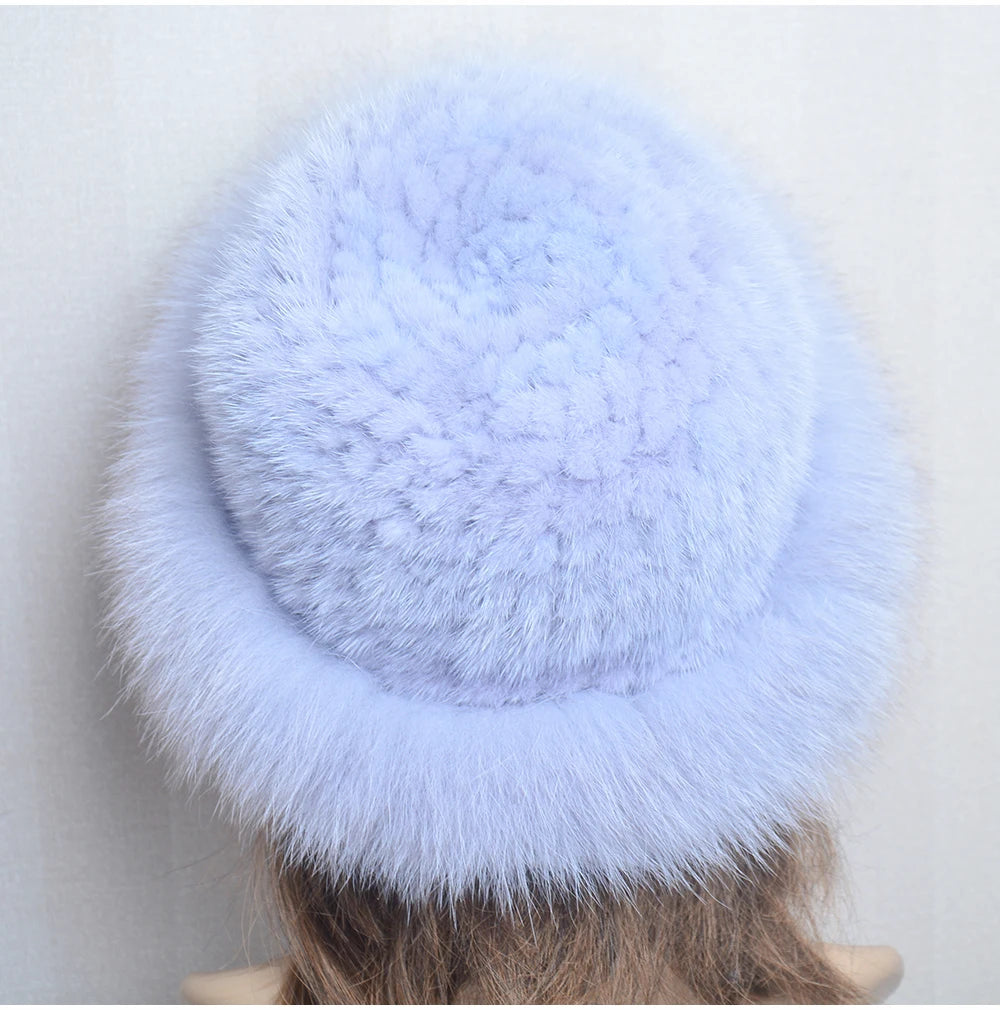 Luxury handmade mink fur hat to elevate your winter wardrobe with luxurious warmth and timeless style for womenideal for snow cold weather