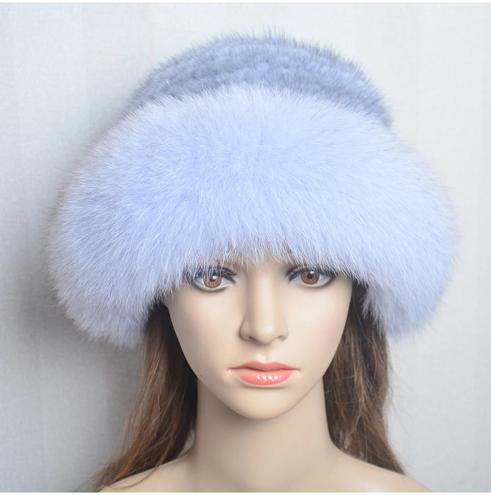 Luxury handmade mink fur hat to elevate your winter wardrobe with luxurious warmth and timeless style for womenideal for snow cold weather