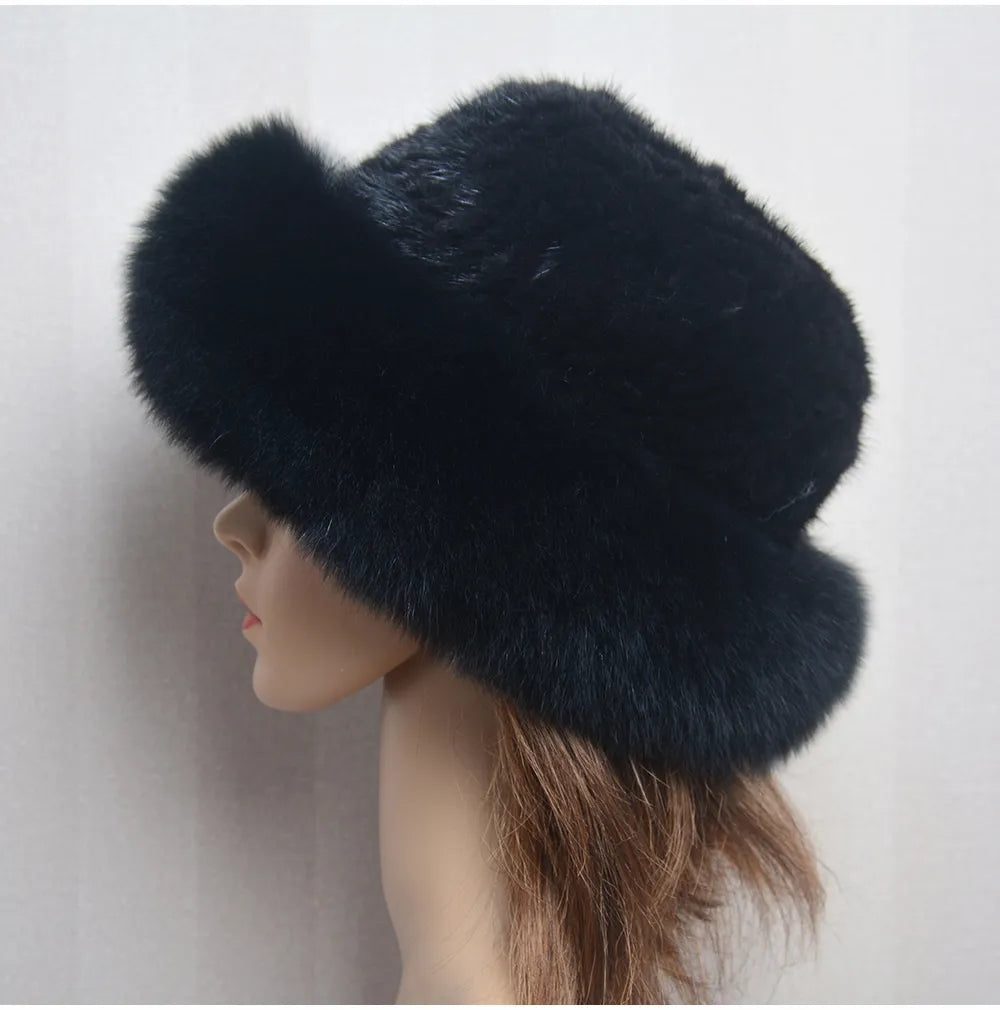 Luxury handmade mink fur hat to elevate your winter wardrobe with luxurious warmth and timeless style for womenideal for snow cold weather