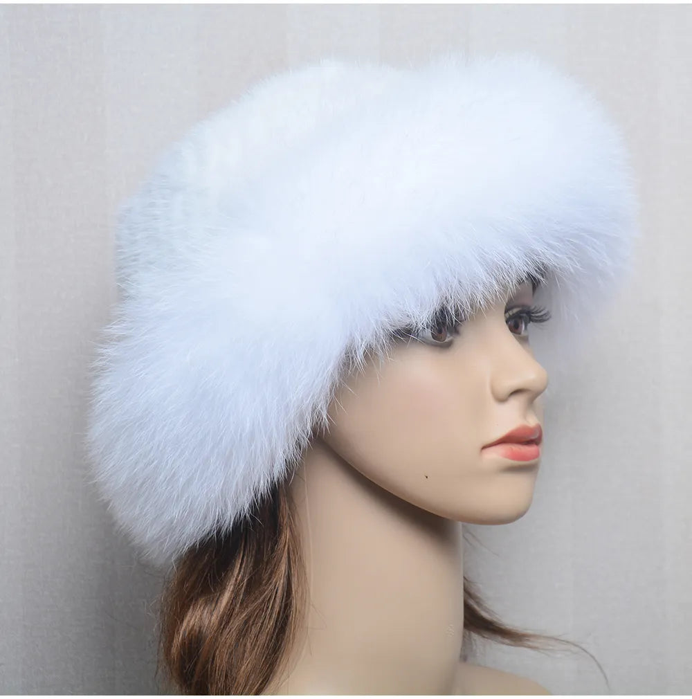 Luxury handmade mink fur hat to elevate your winter wardrobe with luxurious warmth and timeless style for womenideal for snow cold weather