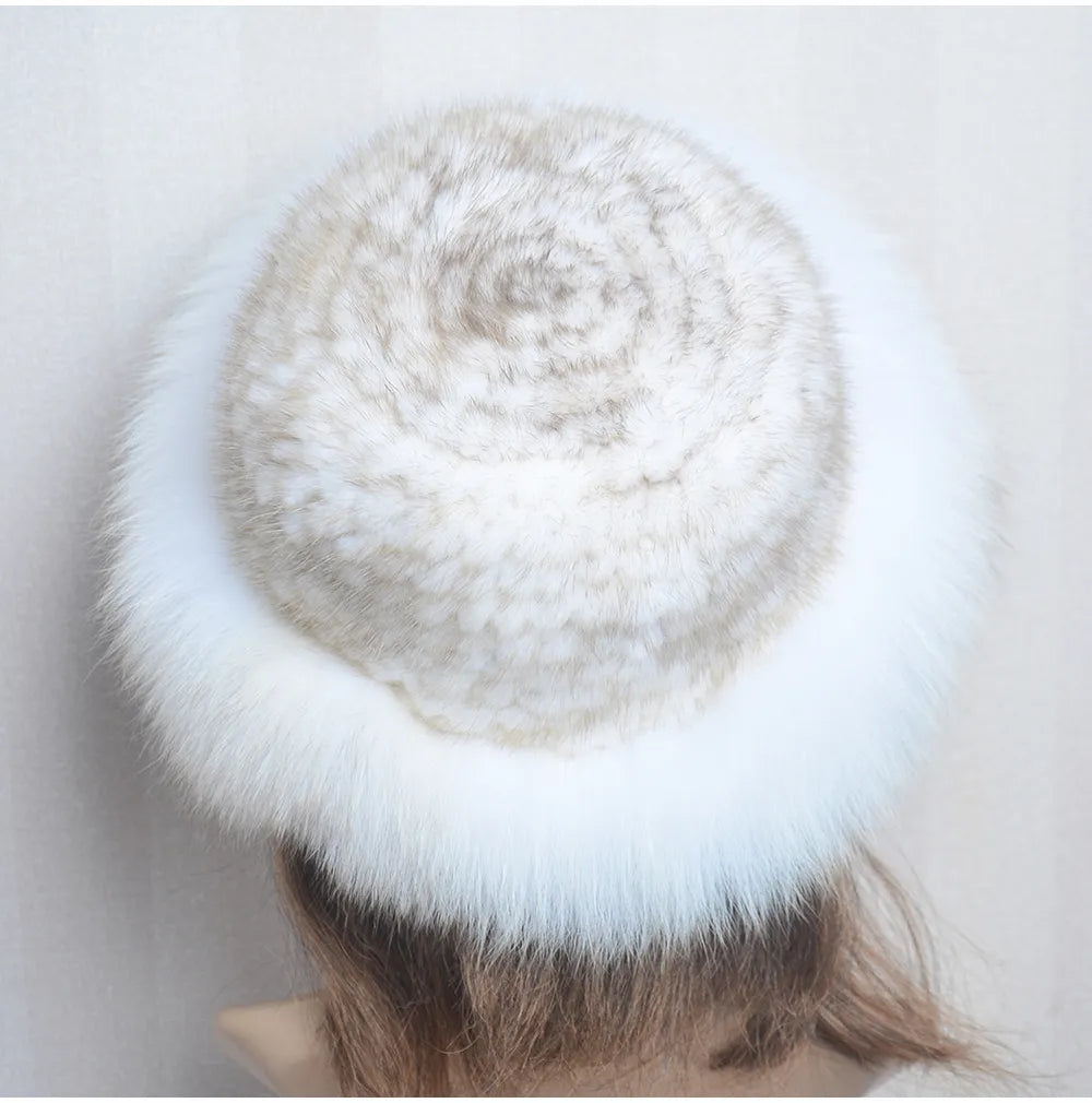 Luxury handmade mink fur hat to elevate your winter wardrobe with luxurious warmth and timeless style for womenideal for snow cold weather