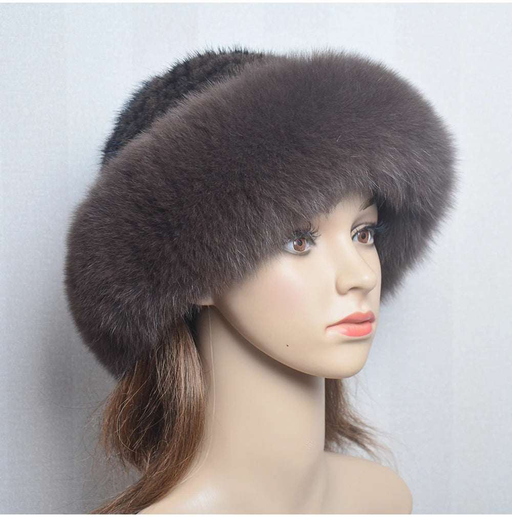 Luxury handmade mink fur hat to elevate your winter wardrobe with luxurious warmth and timeless style for womenideal for snow cold weather