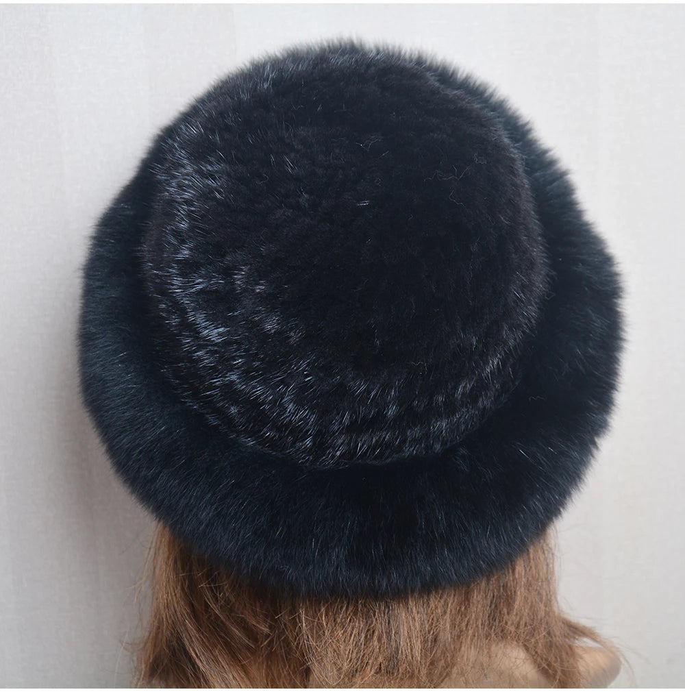 Luxury handmade mink fur hat to elevate your winter wardrobe with luxurious warmth and timeless style for womenideal for snow cold weather