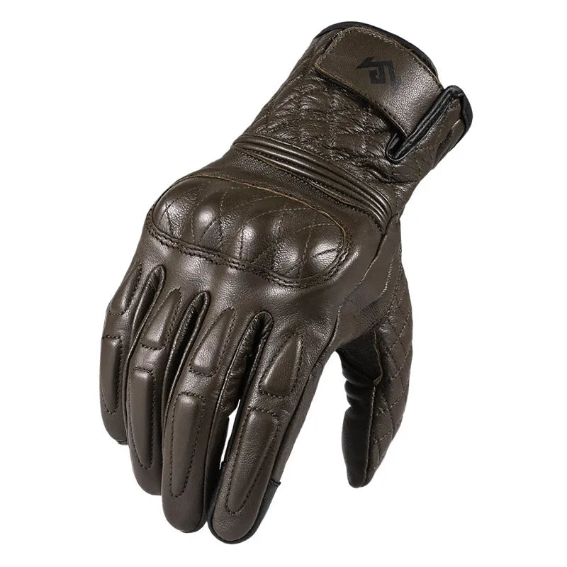 Men or women Premium Leather Waterproof Motorcycle Winter Gloves  Unisex Warm Thermal Protection cycling snow skiing