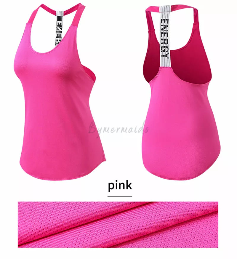 Komfort und Stil mit unserem ärmellosen Sport-Tanktop für Damen für einen aktiven Lebensstil. Hat eine rückenfreie Silhouette, ideal für Yoga, Fitness, Laufen und andere Aktivitäten mit hoher Intensität.