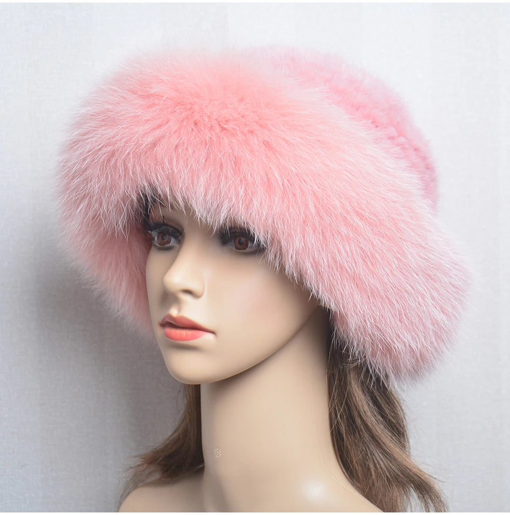 Luxury handmade mink fur hat to elevate your winter wardrobe with luxurious warmth and timeless style for womenideal for snow cold weather