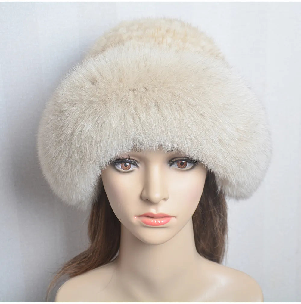 Luxury handmade mink fur hat to elevate your winter wardrobe with luxurious warmth and timeless style for womenideal for snow cold weather