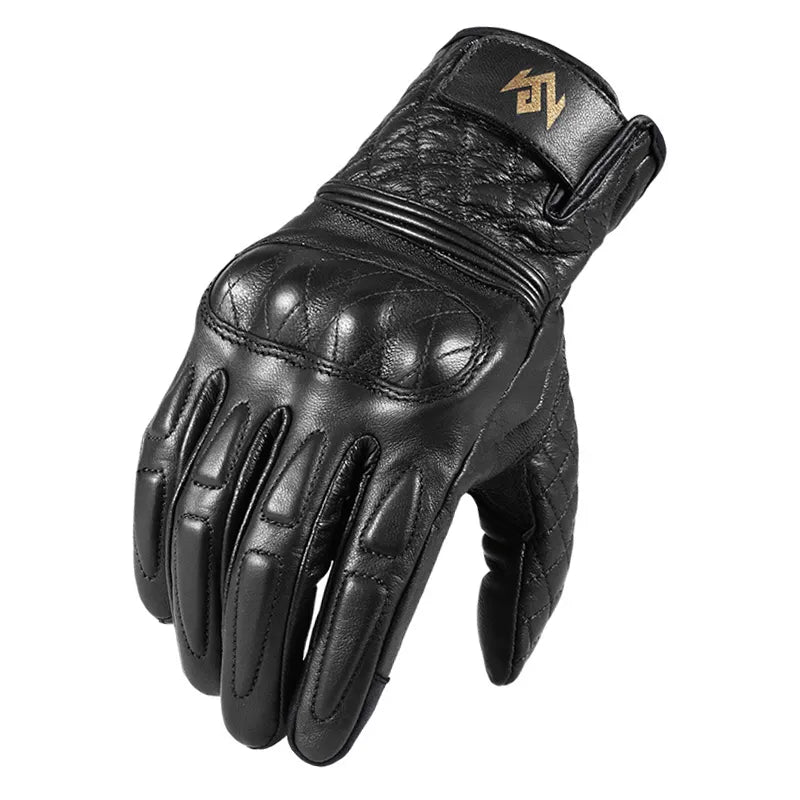 Men or women Premium Leather Waterproof Motorcycle Winter Gloves  Unisex Warm Thermal Protection cycling snow skiing