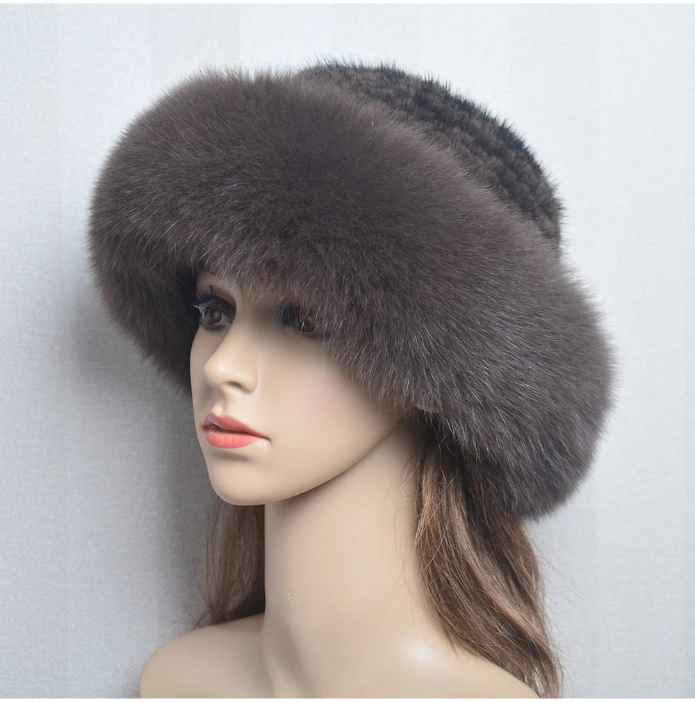 Luxury handmade mink fur hat to elevate your winter wardrobe with luxurious warmth and timeless style for womenideal for snow cold weather