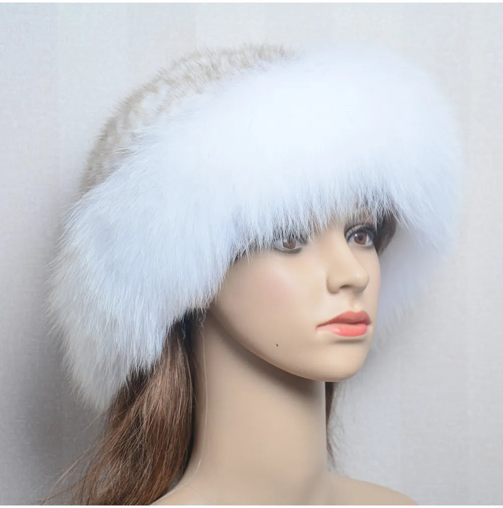 Luxury handmade mink fur hat to elevate your winter wardrobe with luxurious warmth and timeless style for womenideal for snow cold weather