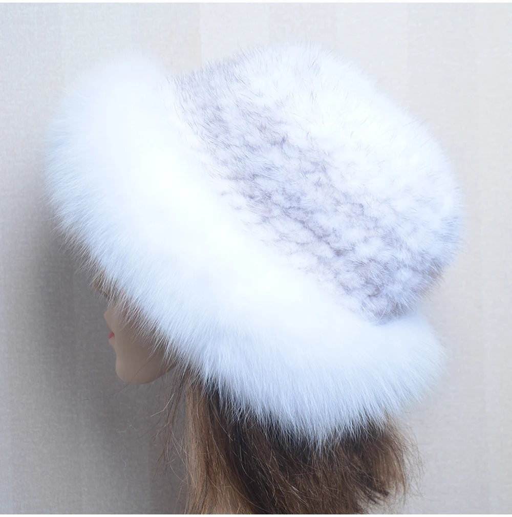 Luxury handmade mink fur hat to elevate your winter wardrobe with luxurious warmth and timeless style for womenideal for snow cold weather