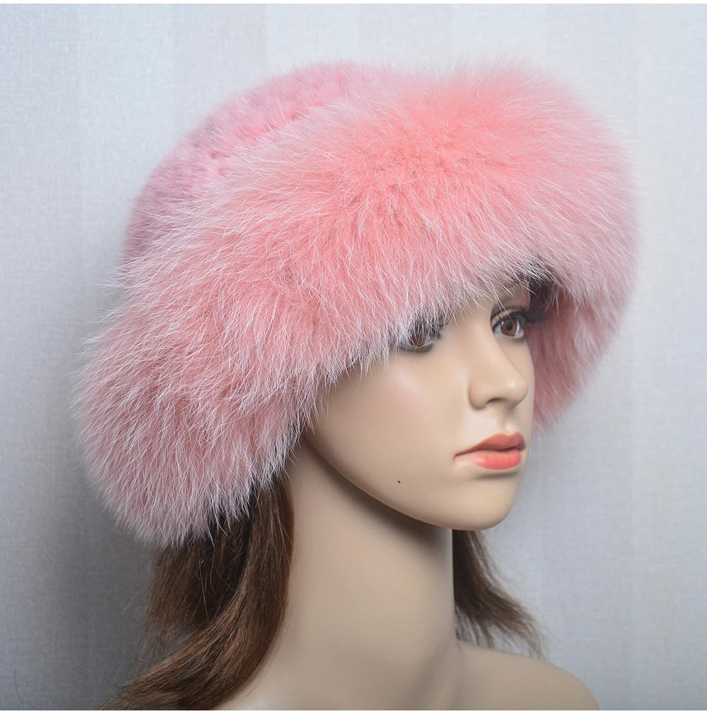 Luxury handmade mink fur hat to elevate your winter wardrobe with luxurious warmth and timeless style for womenideal for snow cold weather