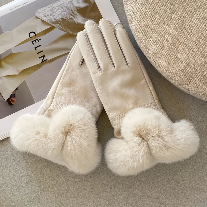 Winter-ready warmth in genuine sheepskin gloves for women to stay cozy and stylish on every drive