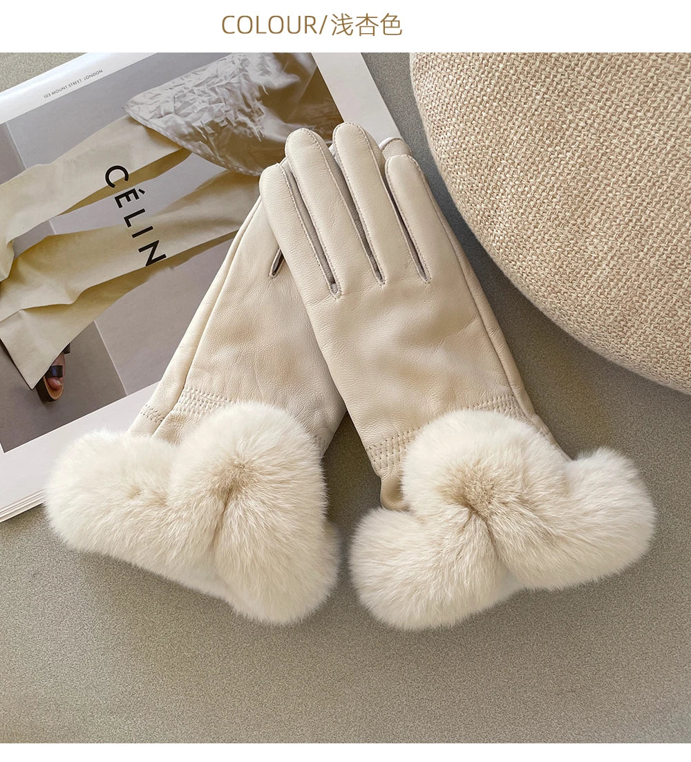 Winter-ready warmth in genuine sheepskin gloves for women to stay cozy and stylish on every drive