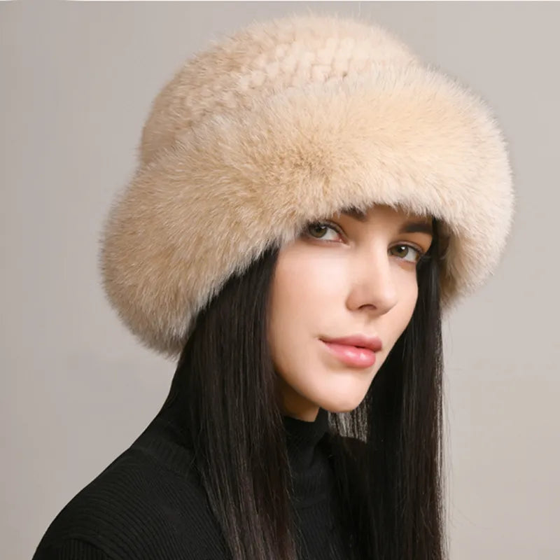 Luxury handmade mink fur hat to elevate your winter wardrobe with luxurious warmth and timeless style for womenideal for snow cold weather