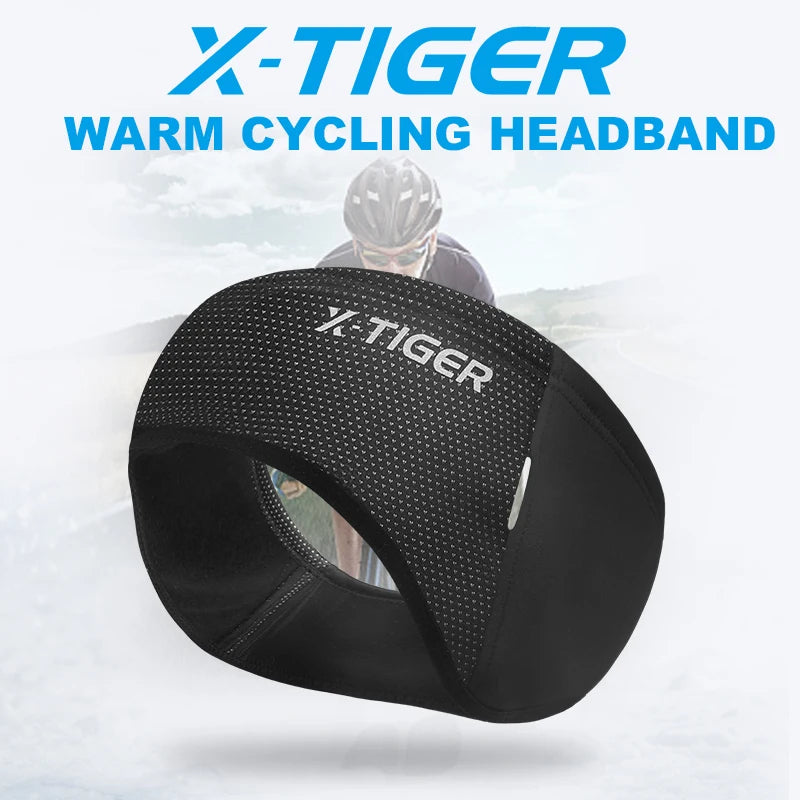 Winter-Radsport-Stirnband, das Sie warm hält. Bleiben Sie auf Ihrer Fahrt gemütlich und geschützt