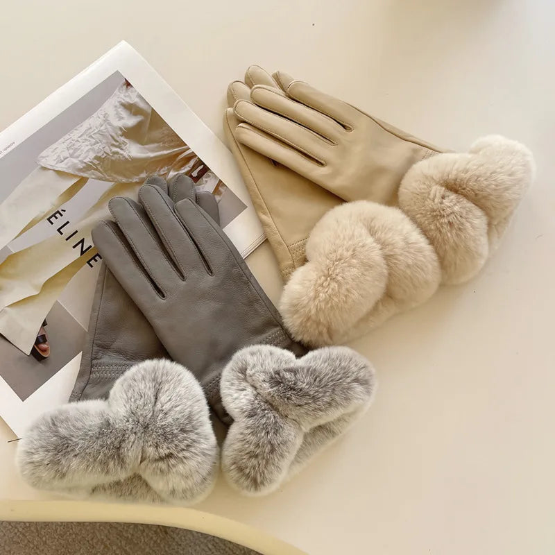 Winter-ready warmth in genuine sheepskin gloves for women to stay cozy and stylish on every drive