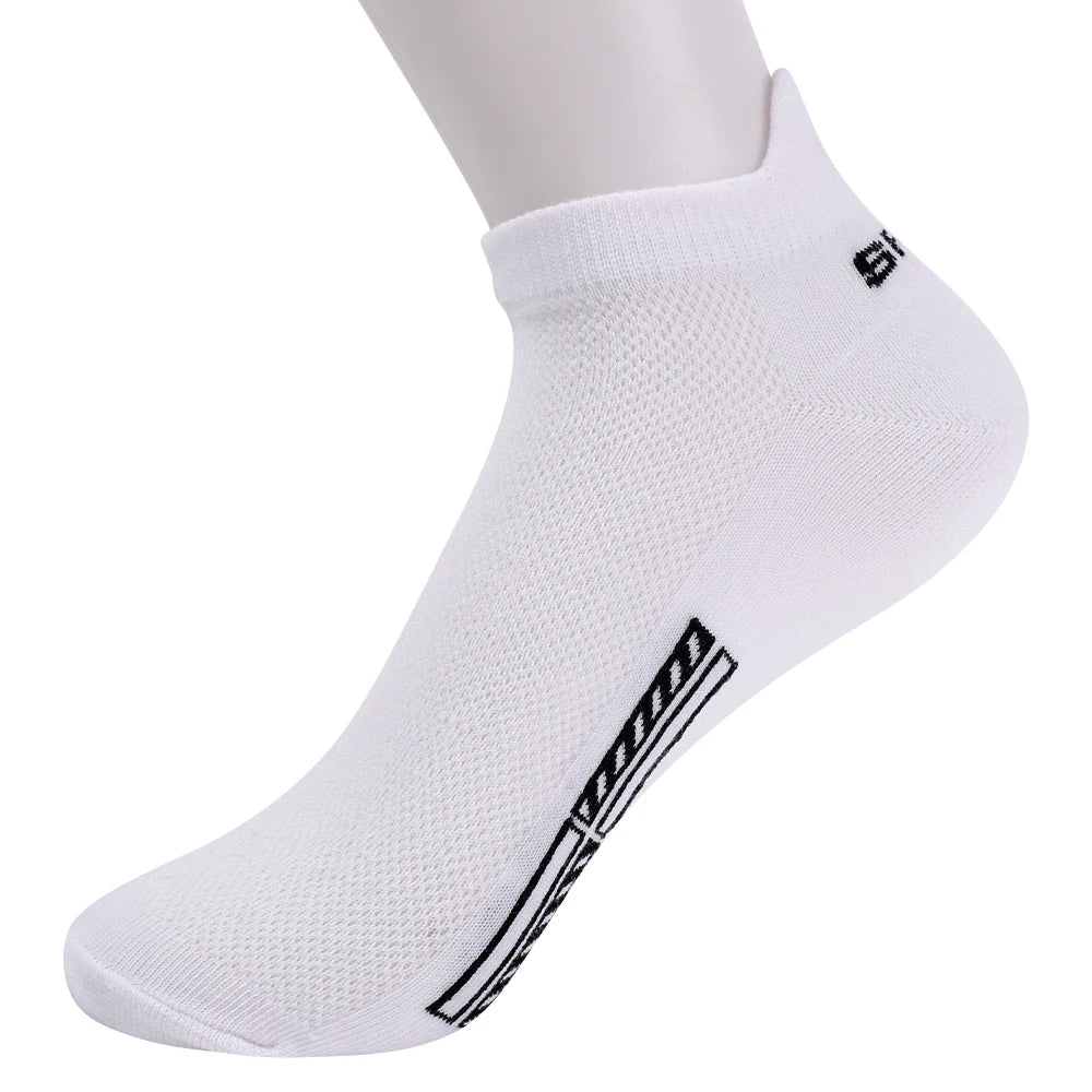 High-Quality Men's Cotton Sports Ankle Socks - Breathable, Comfortable, and Stylish for Summer (Sizes 38-45)