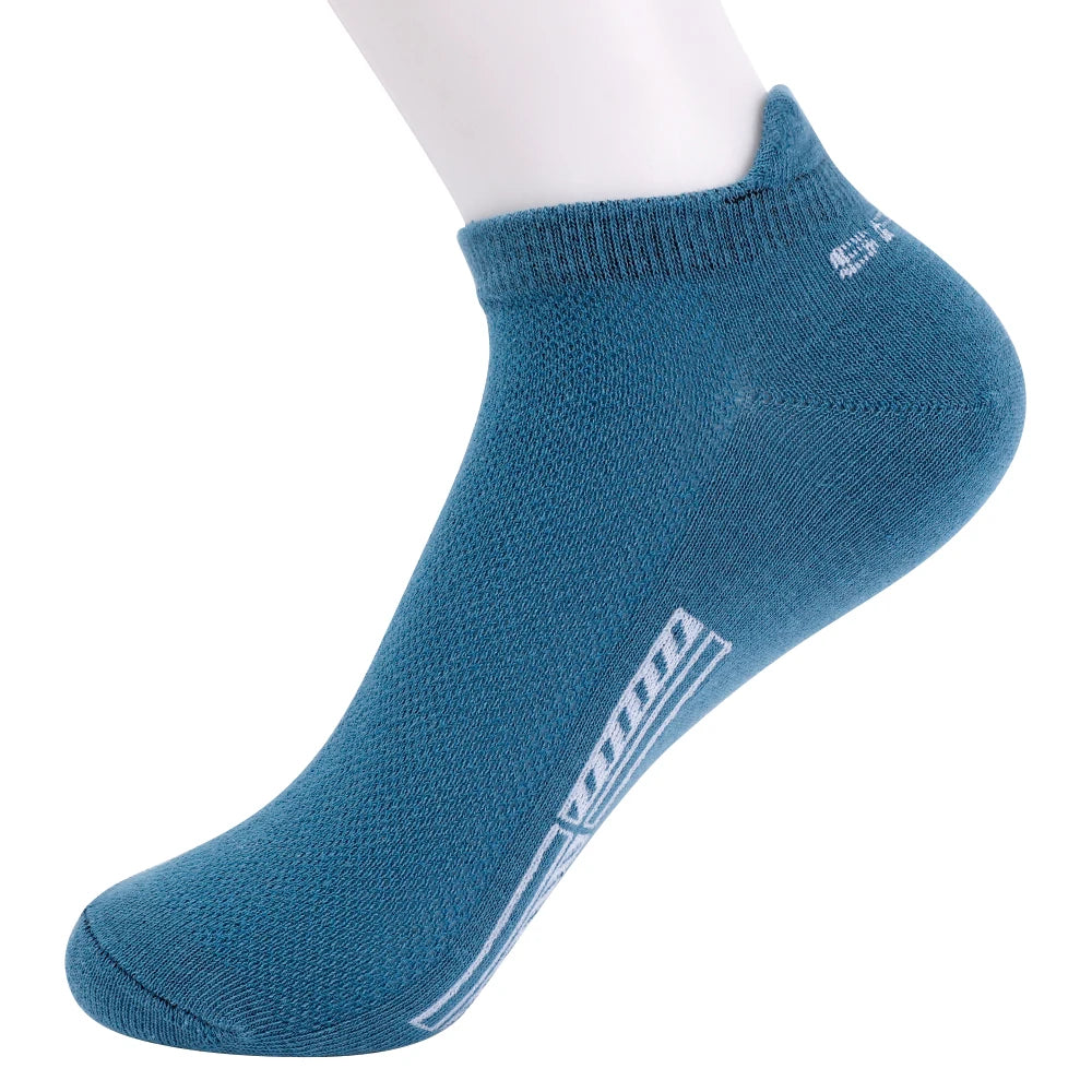 High-Quality Men's Cotton Sports Ankle Socks - Breathable, Comfortable, and Stylish for Summer (Sizes 38-45)