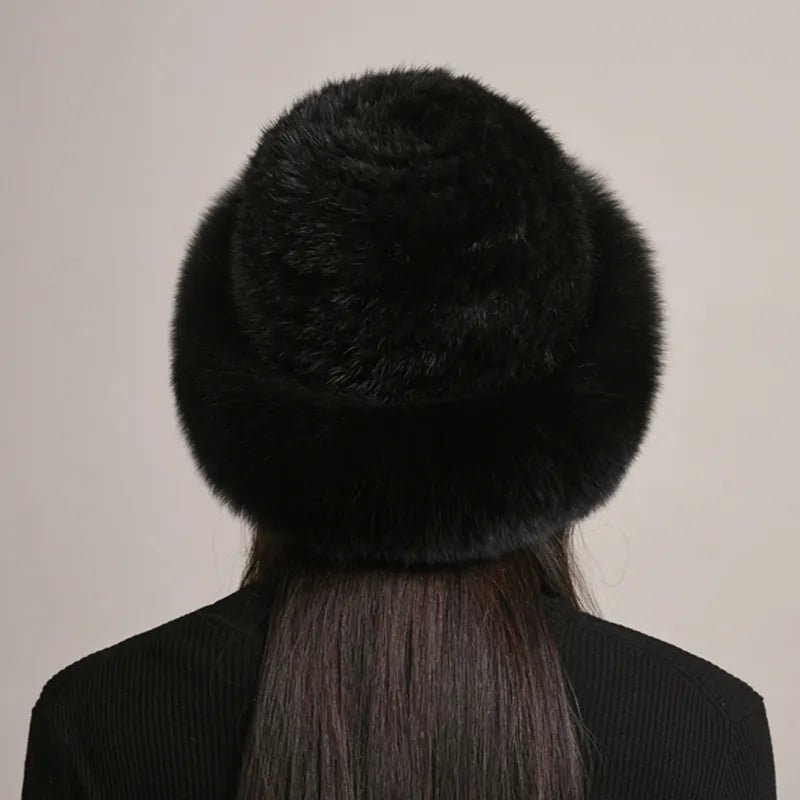 Luxury handmade mink fur hat to elevate your winter wardrobe with luxurious warmth and timeless style for womenideal for snow cold weather