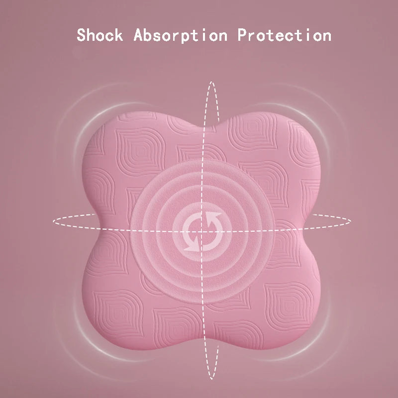 Coussin de protection épais en PU pour genoux ou coudes, pour l'entraînement physique, support de plaque centrale, coussin d'agenouillement doux et antidérapant pour yoga pilates