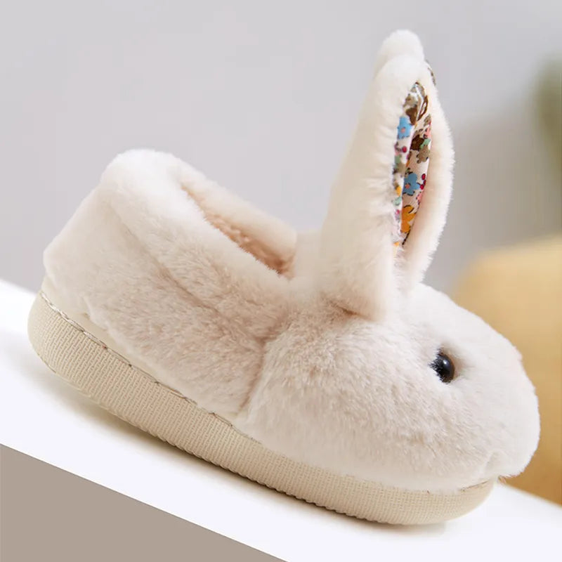 Cartoon Rabbit Indoor Slippers for Winter Warmth for Kids' Cozy Adventures gift girls