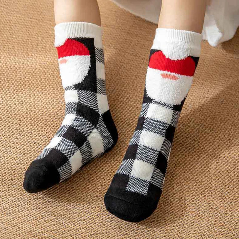 Chaussettes d'hiver douillettes pour Noël