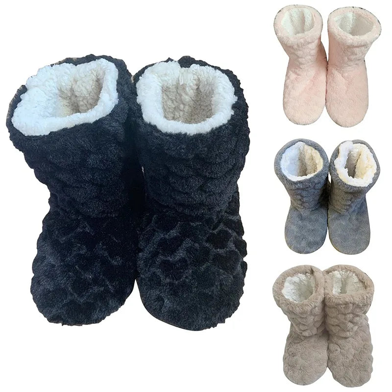 Winter Thermal Plus Velvet Socks - stylish warm cozy slippers  with Anti-Slip soles  for  Women or men