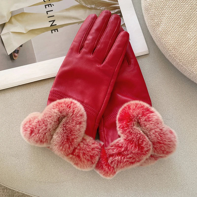 Winter-ready warmth in genuine sheepskin gloves for women to stay cozy and stylish on every drive