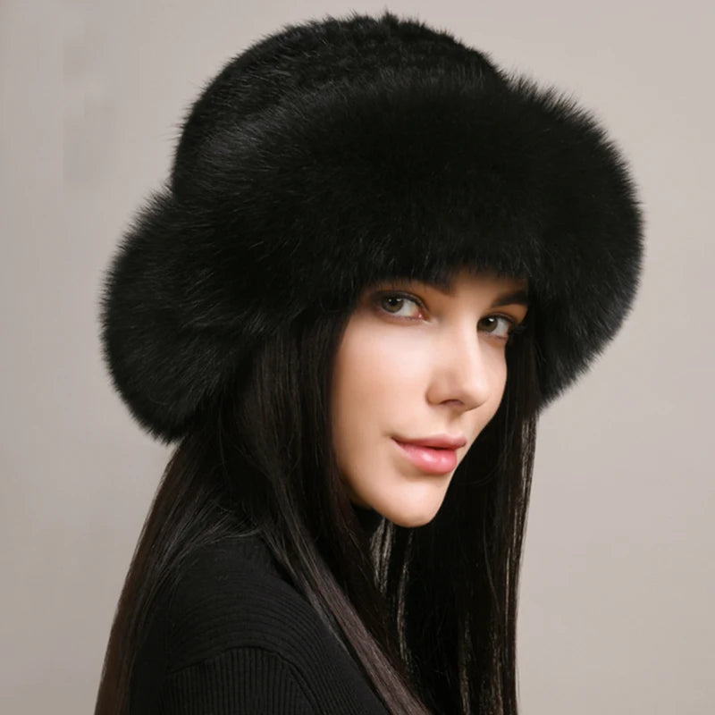 Luxury handmade mink fur hat to elevate your winter wardrobe with luxurious warmth and timeless style for womenideal for snow cold weather