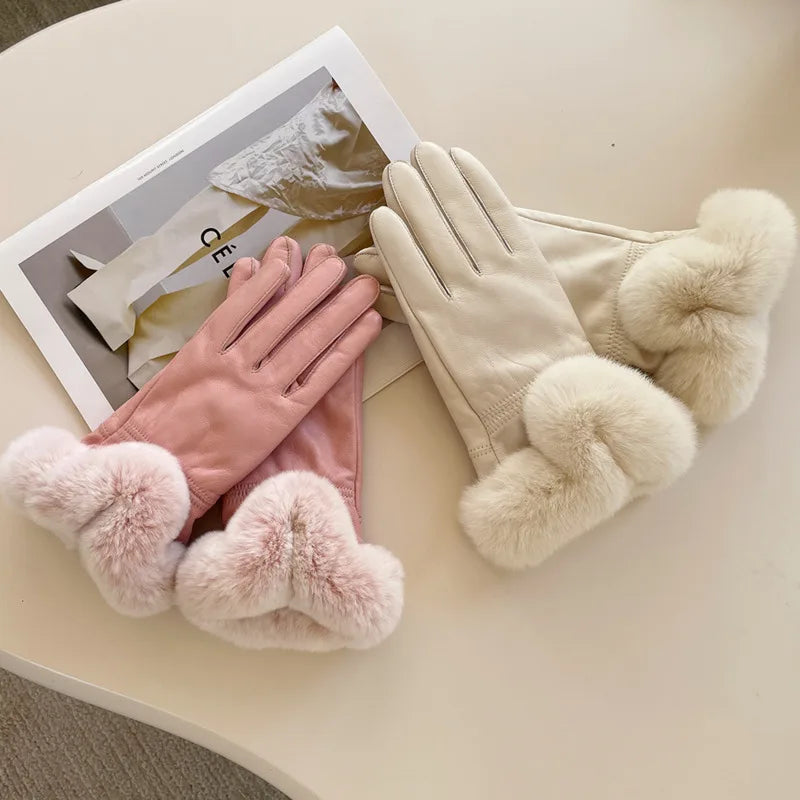 Winter-ready warmth in genuine sheepskin gloves for women to stay cozy and stylish on every drive