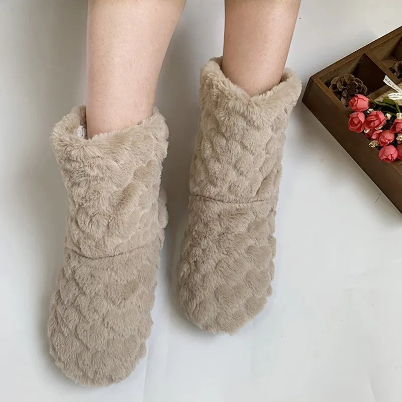 Winter Thermal Plus Velvet Socks - stylish warm cozy slippers  with Anti-Slip soles  for  Women or men