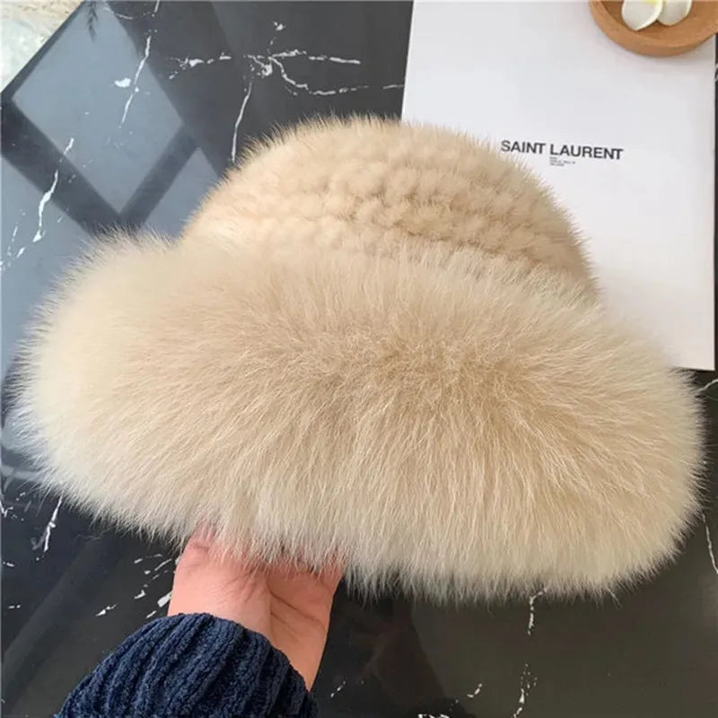 Luxury handmade mink fur hat to elevate your winter wardrobe with luxurious warmth and timeless style for womenideal for snow cold weather