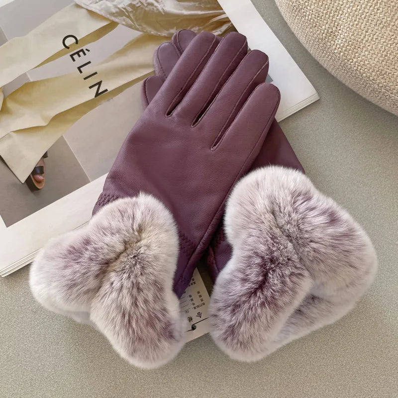 Winter-ready warmth in genuine sheepskin gloves for women to stay cozy and stylish on every drive