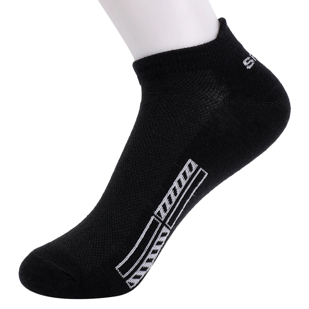 High-Quality Men's Cotton Sports Ankle Socks - Breathable, Comfortable, and Stylish for Summer (Sizes 38-45)