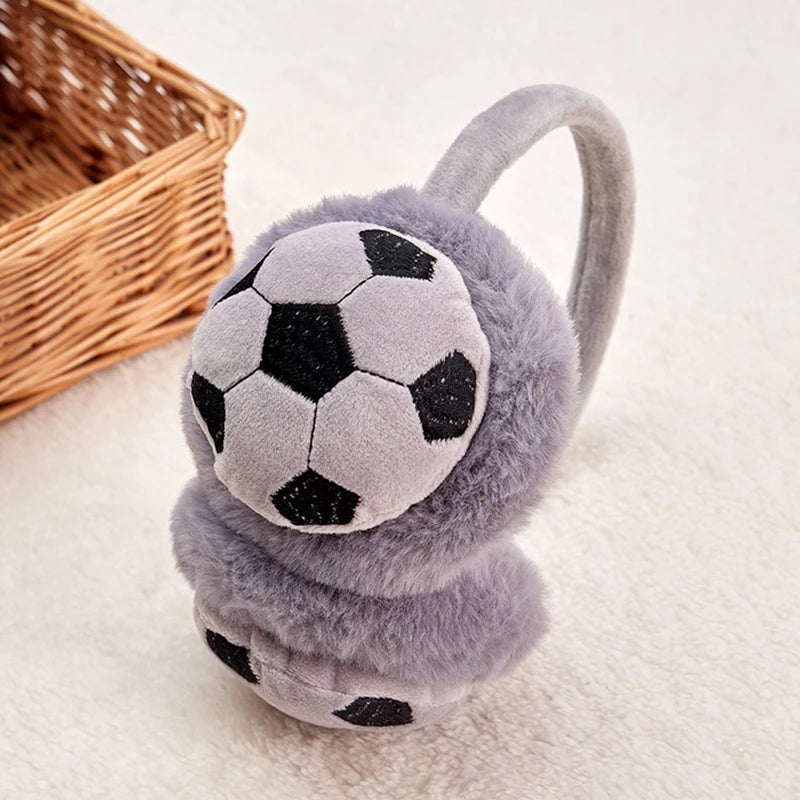 Kid's Football Ear cute Caps , Cold-Proof Earmuffs for Winter Adventures snow cold protection for boys and girls