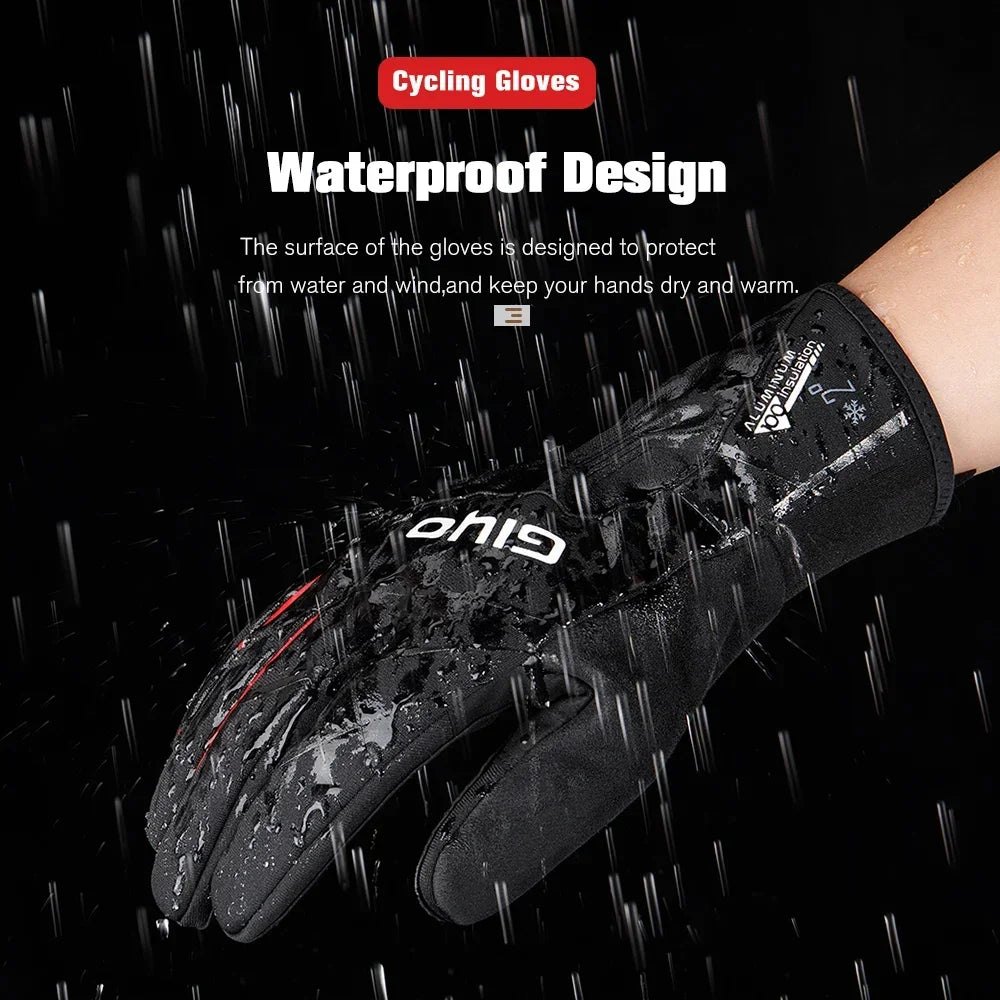 Soft comfortable gloves, windproof, waterproof, riding, fishing, hiking, ski, running, outdoor winter sports palm with Touch Screen.