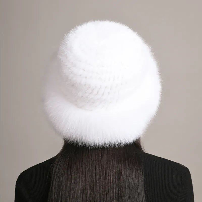 Luxury handmade mink fur hat to elevate your winter wardrobe with luxurious warmth and timeless style for womenideal for snow cold weather