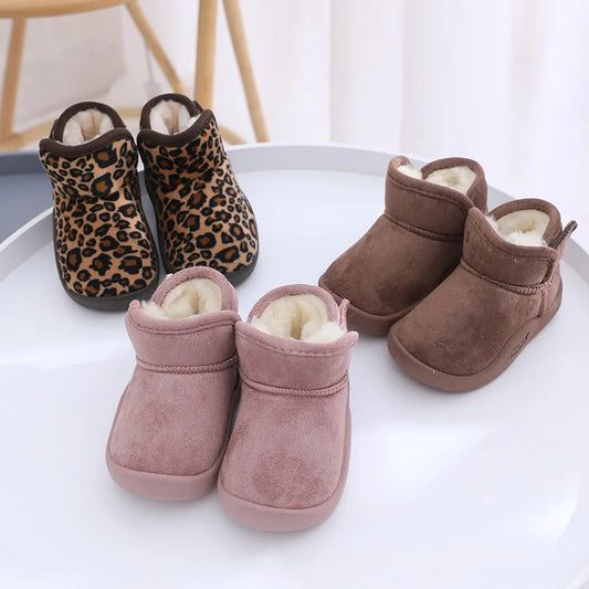 Kids' Soft Snow Boots for indoors for Cozy Indoor Adventures warm fussy slippers for boys and girls